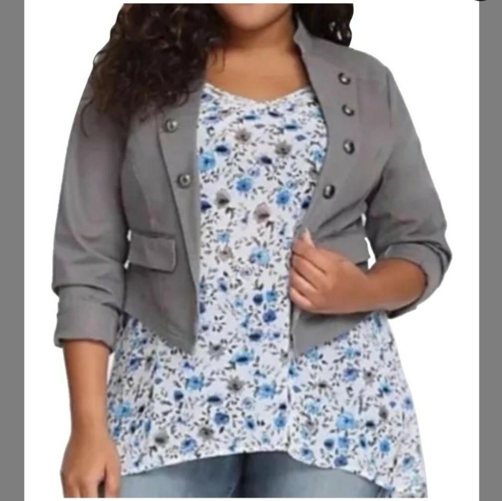 Torrid military jacket